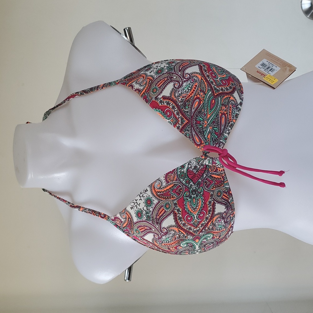 Eidon Paisley Bikini Top